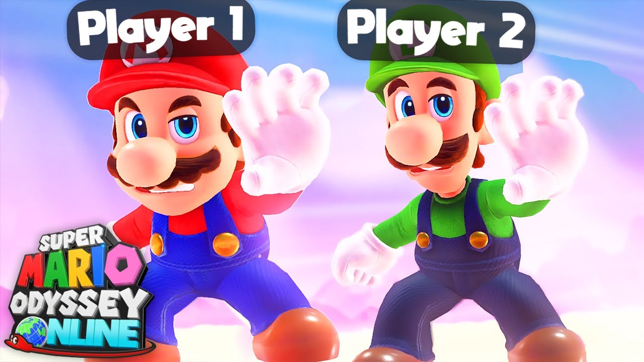Super Mario Odyssey 2-Player Co-op - Full Game Walkthrough 