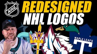 NHL Redesigned Logos!