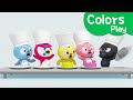 Learn colors with Miniforce | Christmas Cake | Bread | Cream | Color play | Mini-Pang TV 3D Play