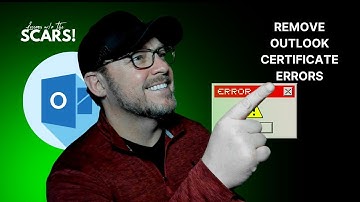 Remove That Painful Outlook Certificate Error [SOLVED]