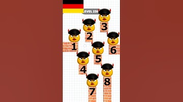 NUMMER 8 / NUMBER 8 in Draw to Smash #games #youtubeshorts #numbers #zahlen