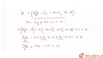 Let Q be the image of the point P(-2,1,-5) in the plane 3x-2y+2z+1=0 Consider the following : Co...
