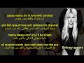 Criminal lyrics - Britney Spears - اغنية جميلة مترجمة