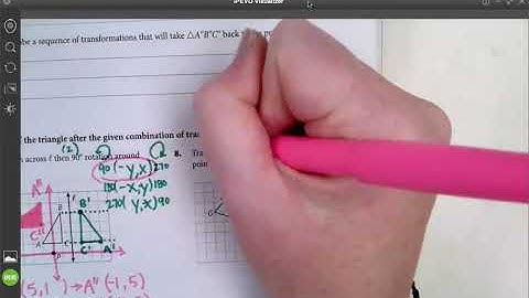 3.1 Notes--Sequences of Transformations