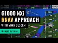MSFS: G1000 NXi RNAV Approach - VNAV Descent / LPV Approach / IFR - Microsoft Flight Simulator