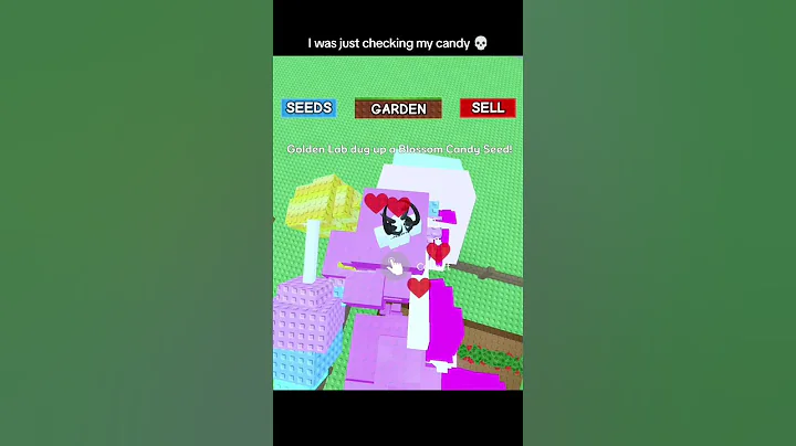 I was just checking my candy 💀 #growagarden #roblox