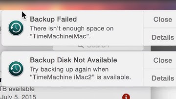 Backup Failed "There isn