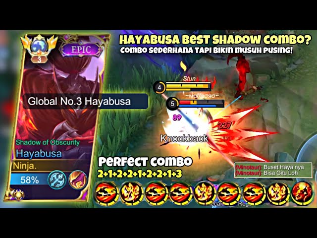 HAYABUSA BEST SHADOW COMBO? COMBO SEDERHANA SEPERTI INI BIKIN MUSUH KESUSAHAN BUAT NANGKAP NYA!! class=