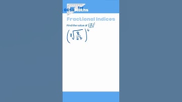Fractional Indices #maths #gcse #indices #fractionalindices #roots #powers #indexlaws #fractions