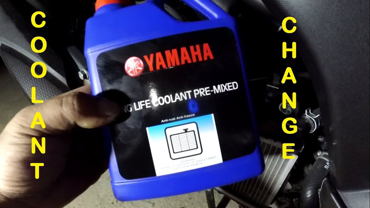 DIY YAMAHA AEROX 155 COOLANT CHANGE YouTube