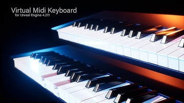 Virtual Midi Keyboard for UE4.27.1
