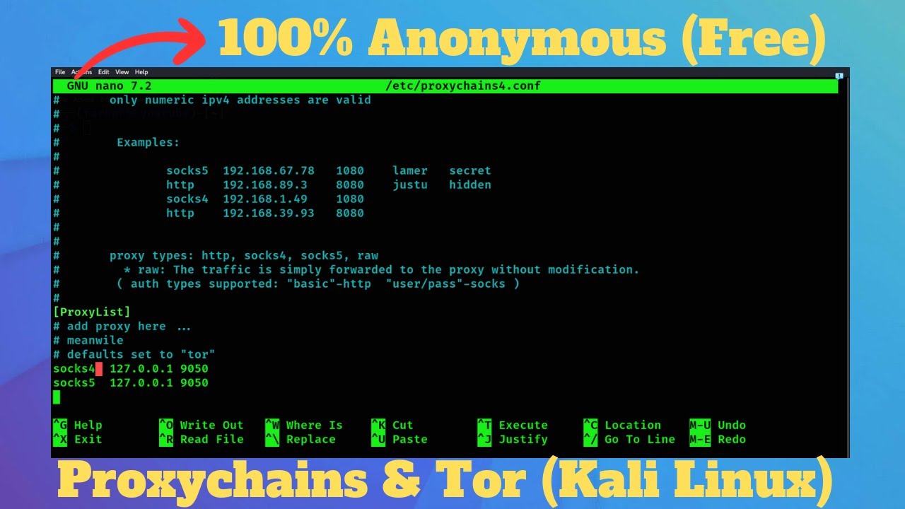 How to Use PROXYCHAINS on Kali Linux