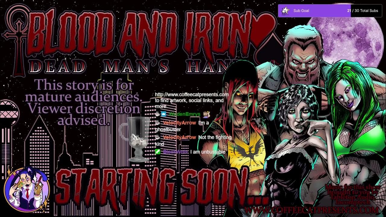 Session 141 // Blood and Iron Dead Man's Hand // VtM v5 Actual Play
