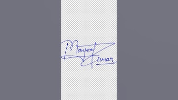 Make Your Signature Digital with Photoshop #tutorial #shorts
