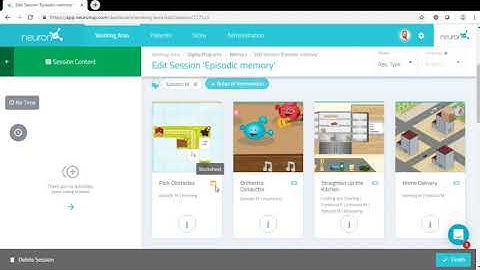 Creating a NeuronUP program
