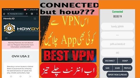 How to Connect Howdy VPN | Howdy VPN connect easily | howdy VPN config files for Secure internet 🛜