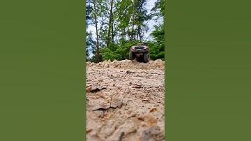 Jeep crash #rc #rustler #traxxas