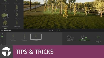 Paint trees in 3 ages in Twinmotion 2020 | Tips & Tricks | Twinmotion
