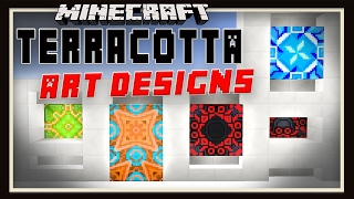 Minecraft How To Make Terracotta Block Art Designs