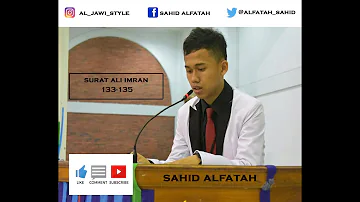 surat al fatihah dan surat ali imran 133-135