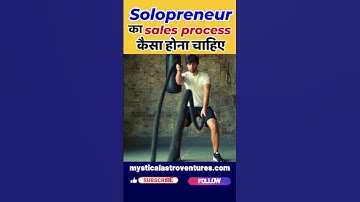How Solopreneurs Can Streamline Their Sales Process | #solopreneur #salesprocess #shorts #sales