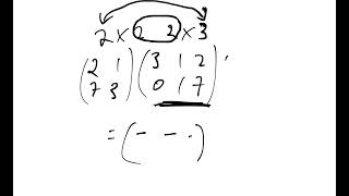 Matrix multiplication part 1
