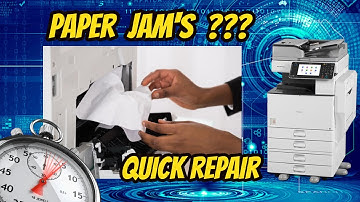 Paper JAM replacement rollers RICOH MP4000 MP4001 MP5000 MP5001 Tutorial SERVICE
