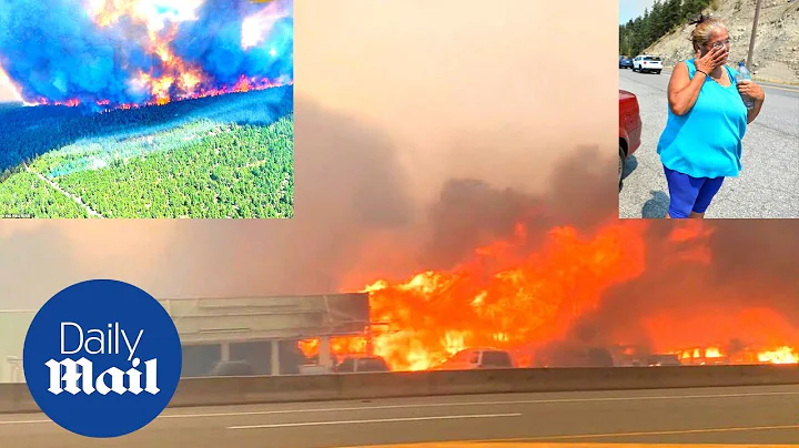 Canada town forced to evacuate as wildfires rip through it