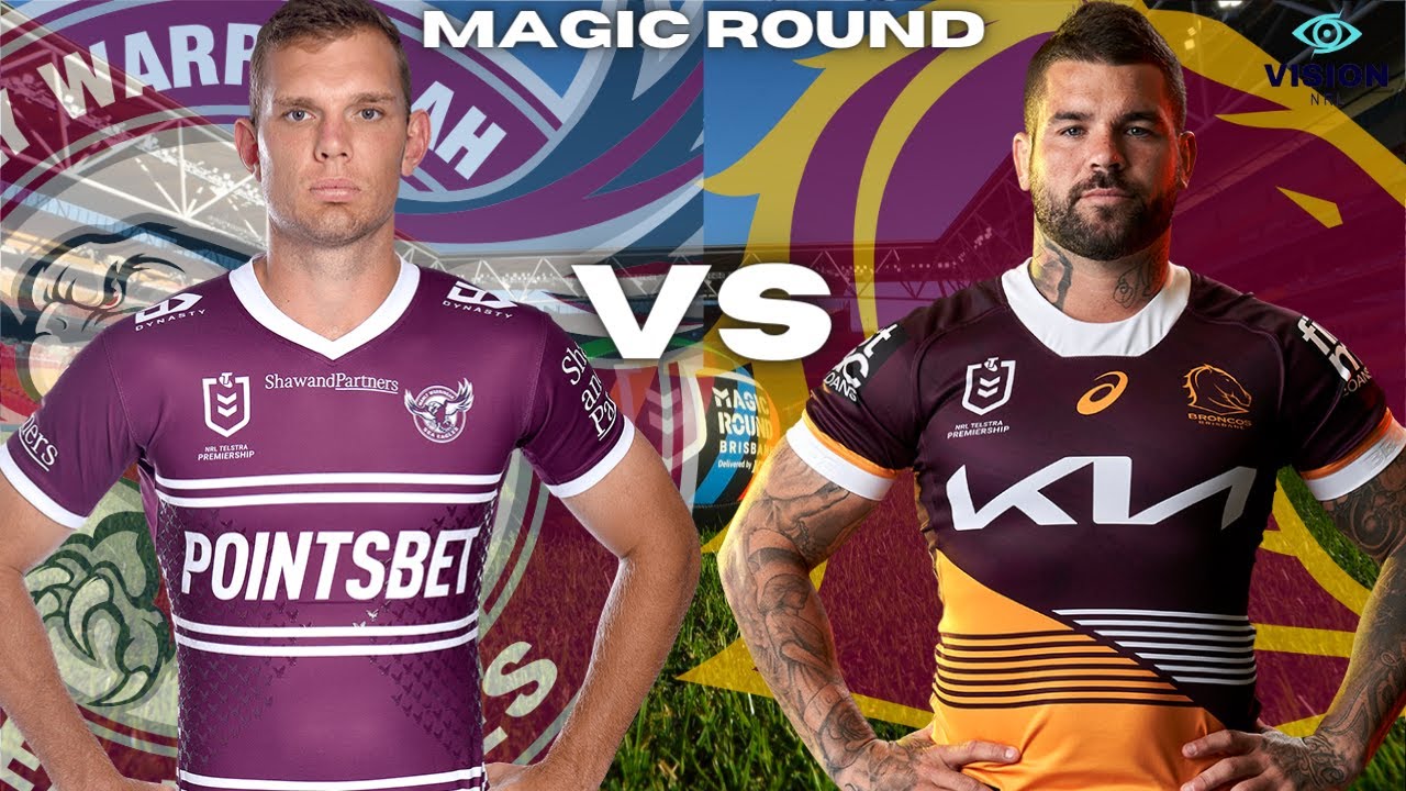 Sea eagles vs Broncos NRL live stream Magic round! YouTube