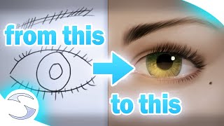 How to Improve an Eye (Iterative Drawing in Action)