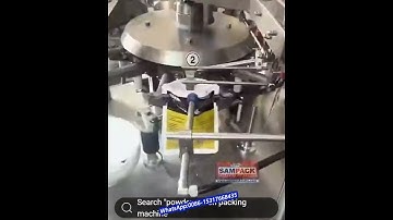 Stand Up Pouch Powder Packaging Machine| Fully Automatic Premade Bag Packing Machine