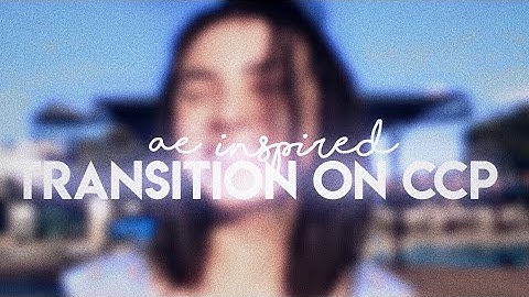 ae inspired transition on ccp