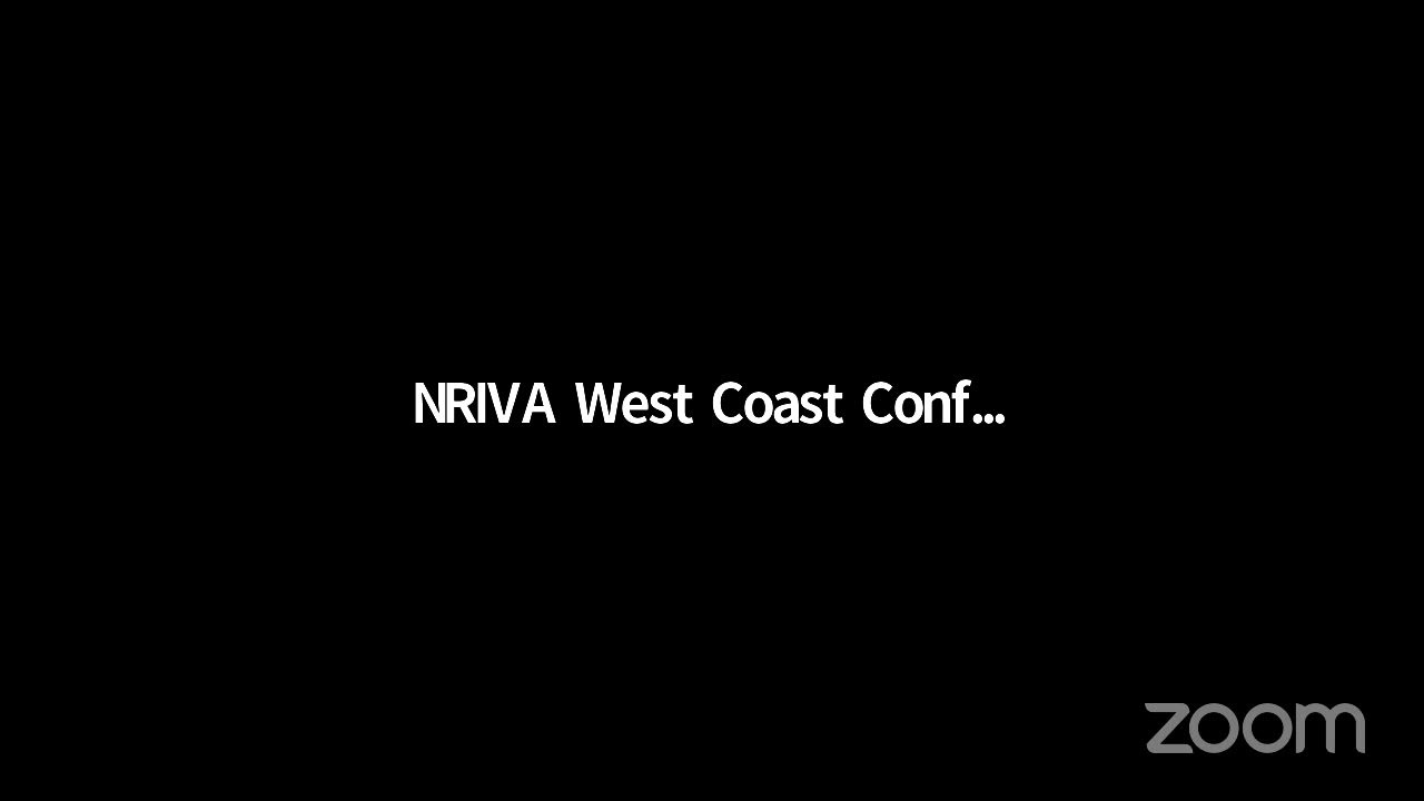 NRIVA West Coast Conference Financial Markets Outlook 2025 YouTube