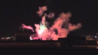 4k new year's eve fireworks at Palma (Mallorca)