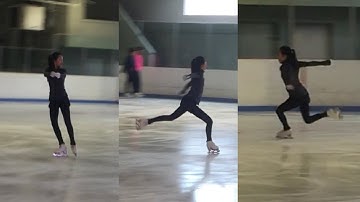 look at this double axel🤯👀 #shorts