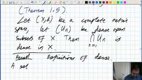 Lecture 4: Functional Analysis - Complete metric spaces continued