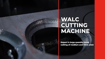 【HGTECH】WALC Cutting Machine丨 Expert in large quantity bevel cutting of medium and thick plate