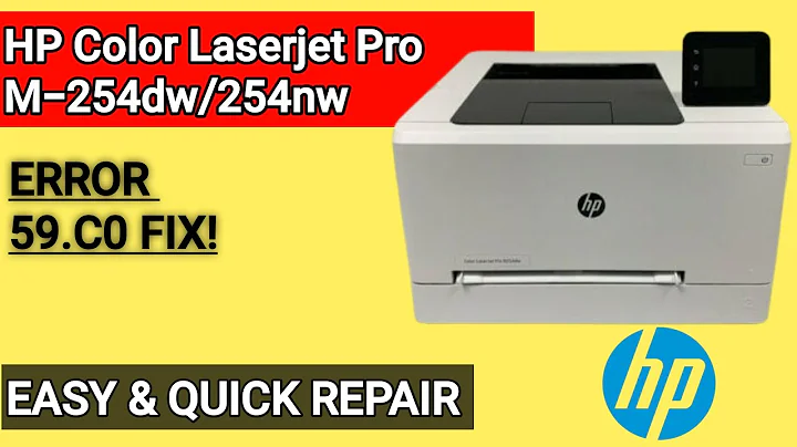 Hp Color Laserjet Pro M254dw Error 59.C0 turn off than turn on fix step by step urdu/Hindi