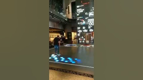 interactive flooring led screen + Transparent led display