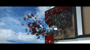 BLAST,  Houdini RBD simulation.