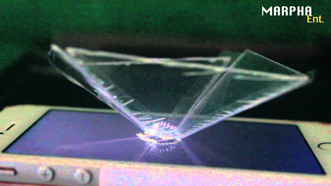 3D Hologram Projector.(Fire works Projection) YouTube