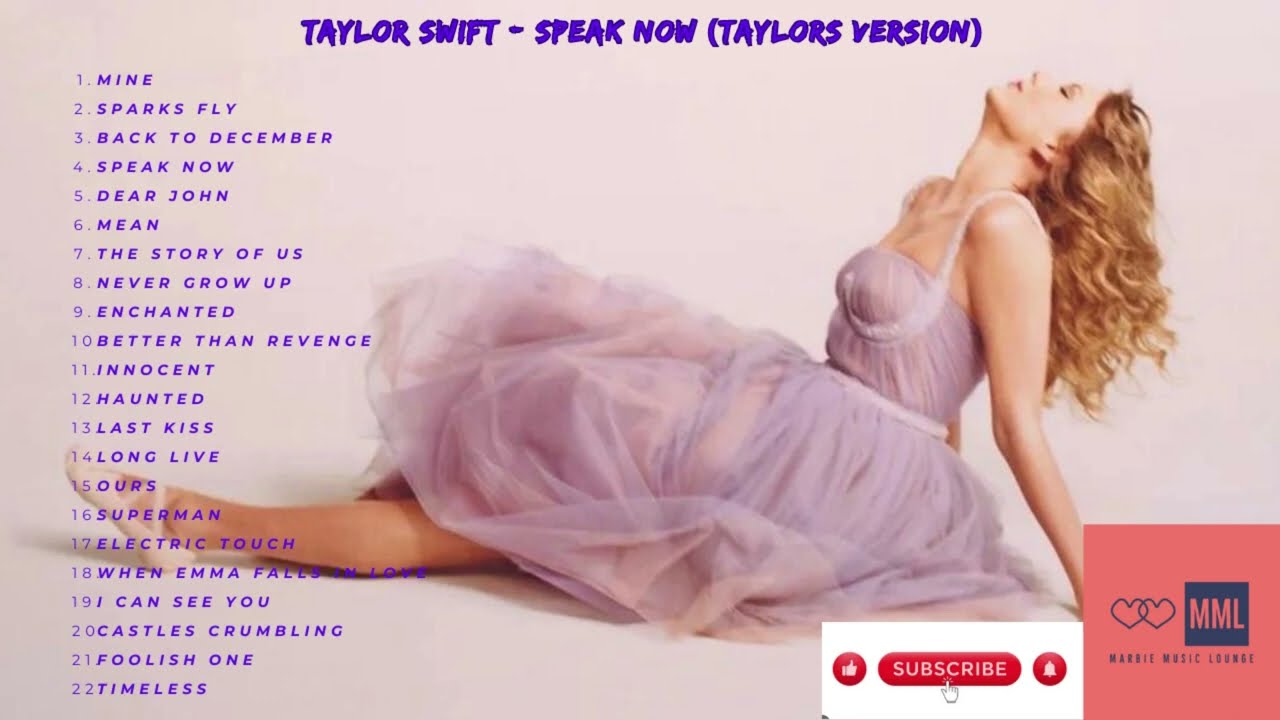 Taylor Swift - Speak now (Taylors Version - Full Album)