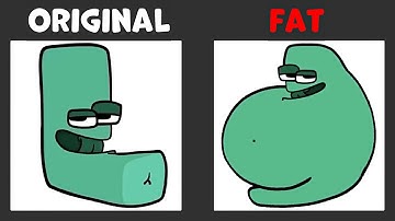 Alphabet Lore but Everyone is Fat (A-Z) | around Alphabet Lore