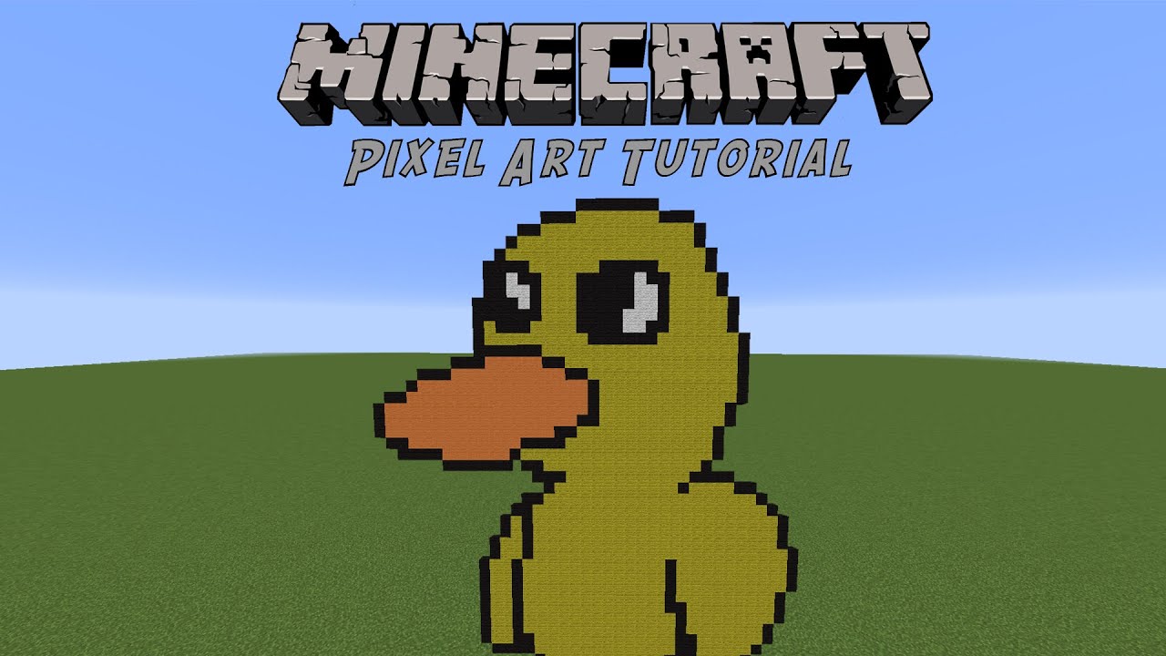 Simple Duck Pixel Art