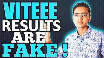 😱VITEEE results are fake ! VITEEE 2023 results announced! VITEEE 2023 counselling #vit