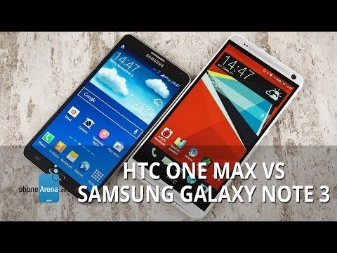 HTC One max vs Samsung Galaxy Note 3