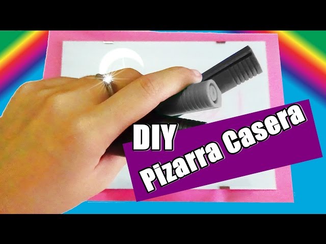 Como hacer una Pizarra Casera fácil y bonita - DecoPeques