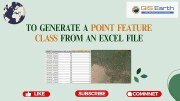 To generate a point feature class from an Excel file in Arc Map GIS & ArcGIS
