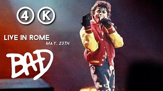 Michael Jackson - Live In Rome, Bad Tour 88 | 1 Hour 4K Restoration