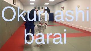 Okuri ashi barai Judo footsweep